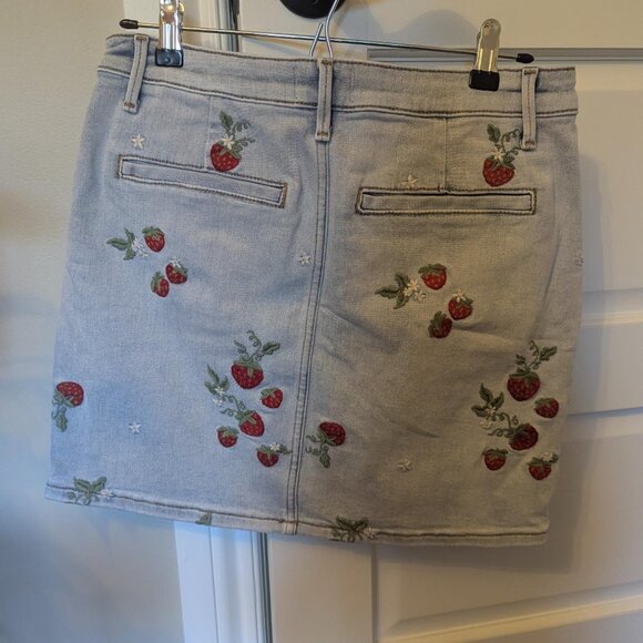 NWT Driftwood Embroidered Mini Skirt size 28 - Picture 3 of 5